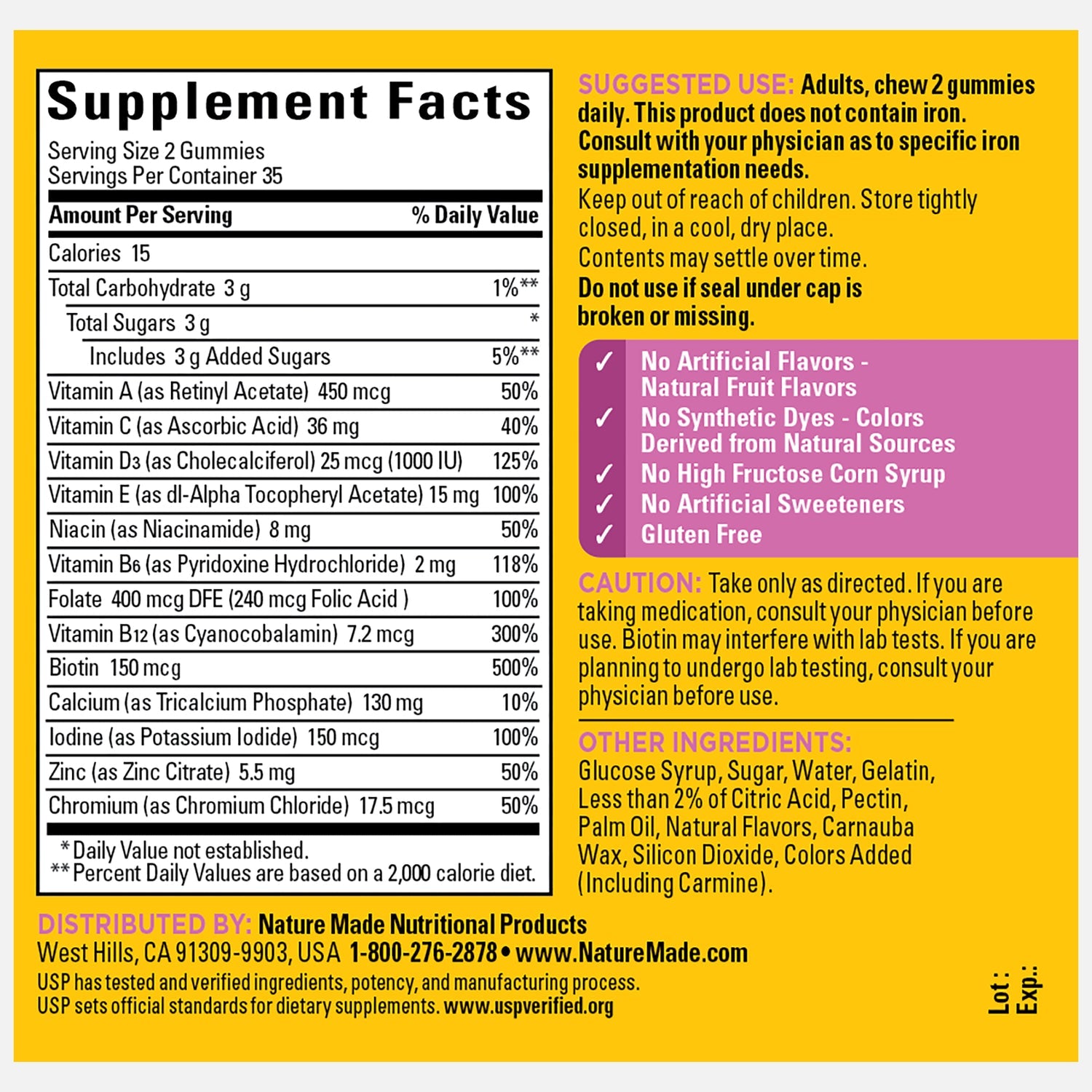 Nature Made Multi Her Gummies (70 Gummies)