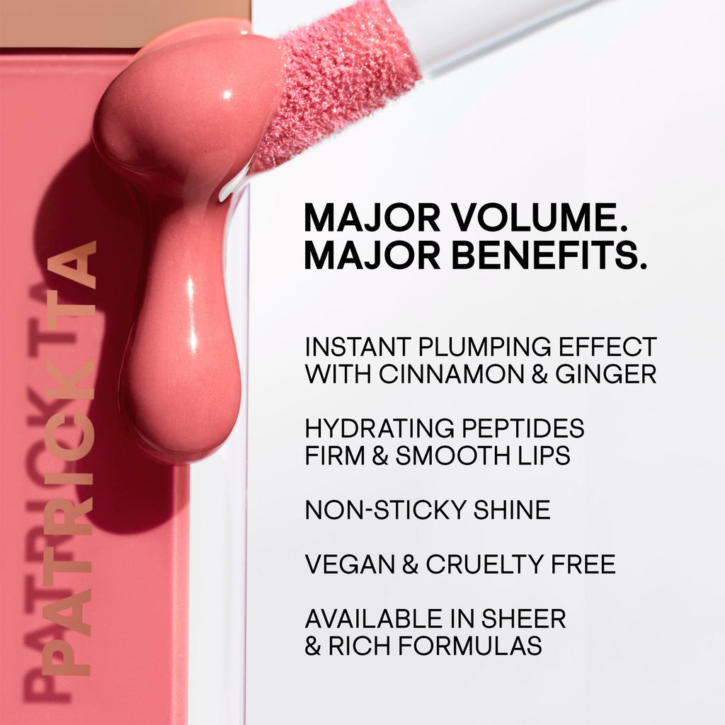 Patrick Ta  Plumping Gloss 0.3 fl. oz. / 9 ml. (Pouty)