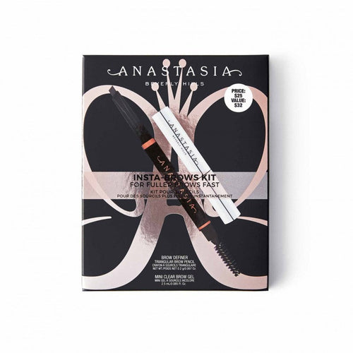 Anastasia Beverly Hills Insta-Brows Kit For Fuller Brows Fast (Dark Brown)