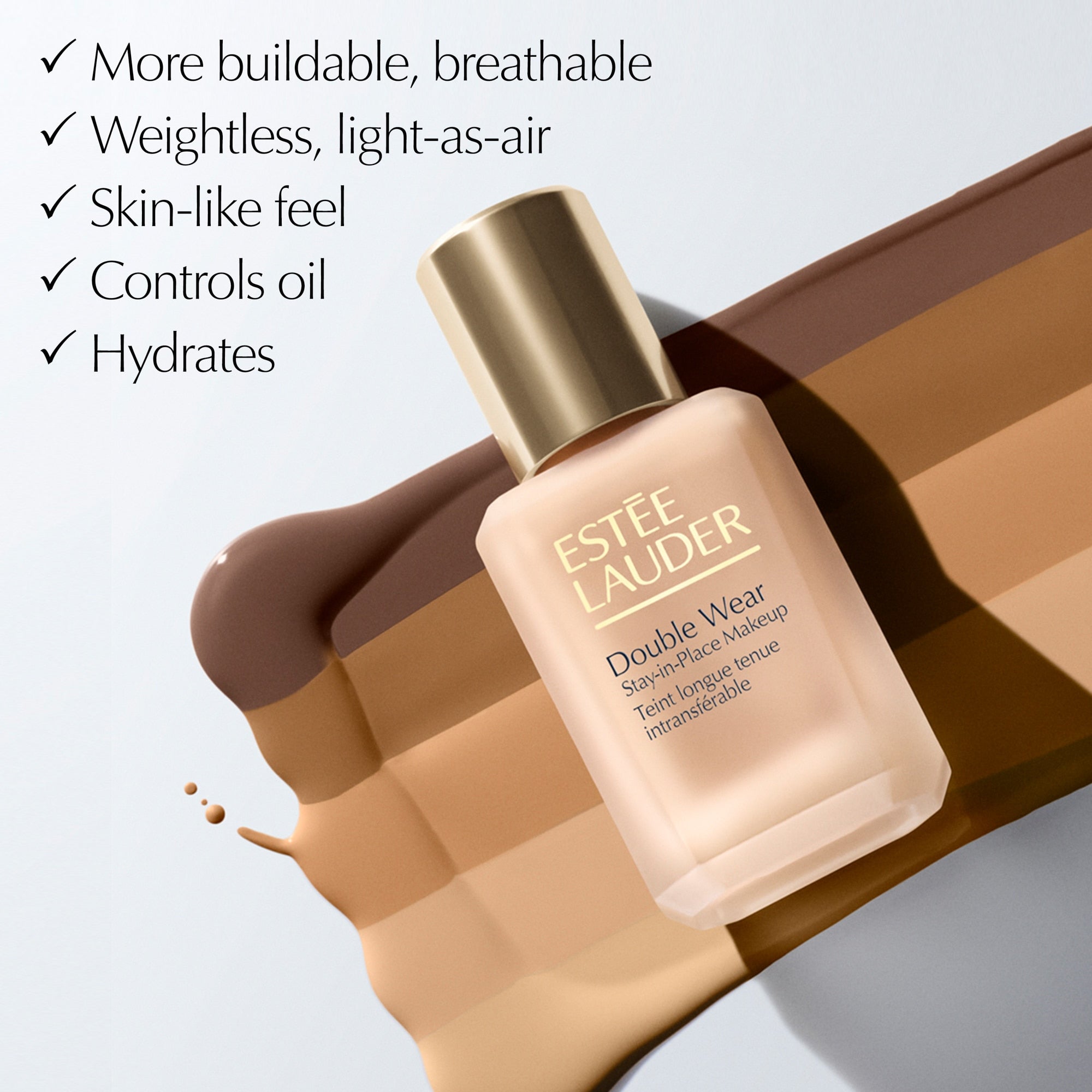 Estee Lauder double Wear Stay-in-Place Makeup 30 ml. / 1 Fl. Oz. (0N1 Alabaster)