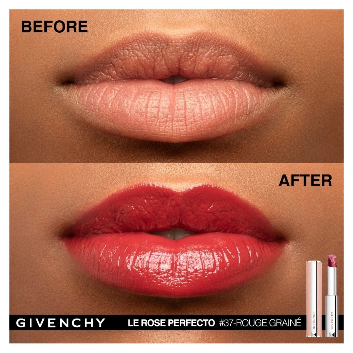 Givenchy  Rose Perfecto Lip Balm 2.8 g. / Net Wt. .09 oz. (102)