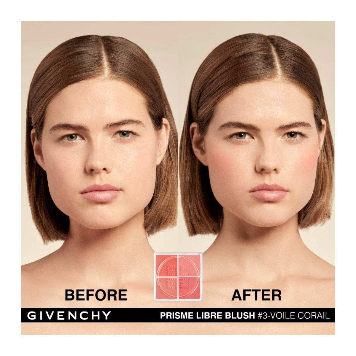 Givenchy Prisme Libre Blush 4 x 1,12 g. (3 Voile Corail)