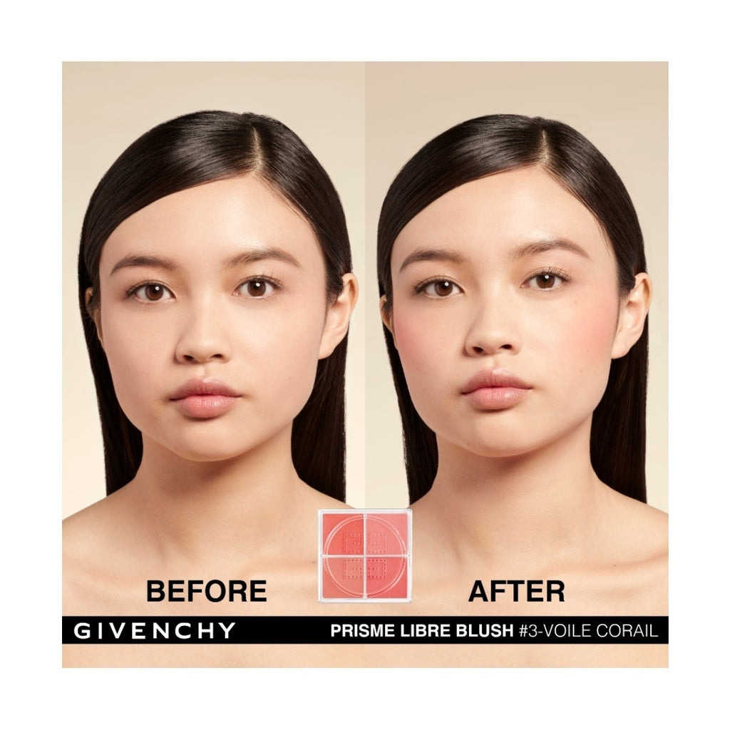 Givenchy Prisme Libre Blush 4 x 1,12 g. (3 Voile Corail)