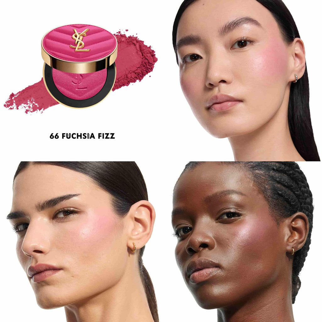 YSL Make Me Blush Net Wt. 0.21 oz. / 6 g. (66 Fuchsia Fizz)
