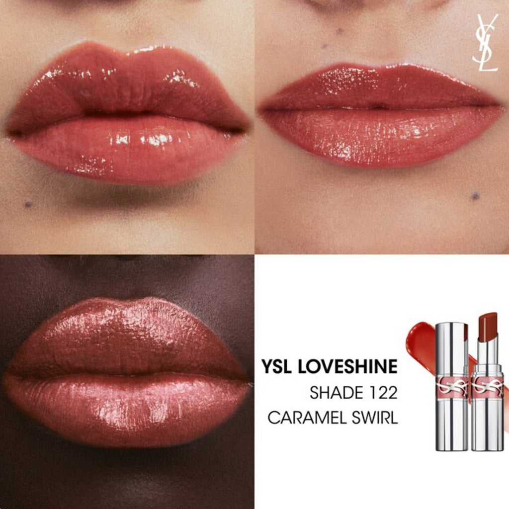 YSL Loveshine Net Wt. 0.11 oz. / 3.2 g. (122 Caramel Swirl)